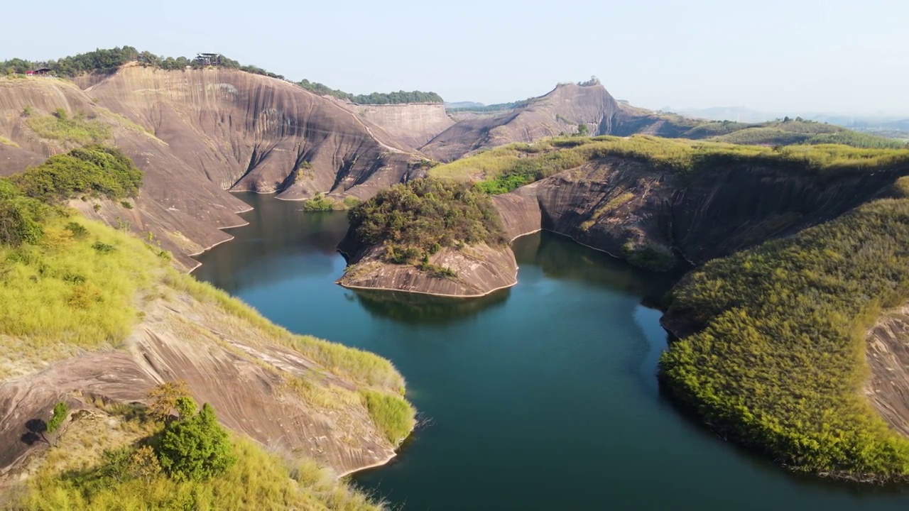 湖南郴州高椅岭风景区航拍视频素材