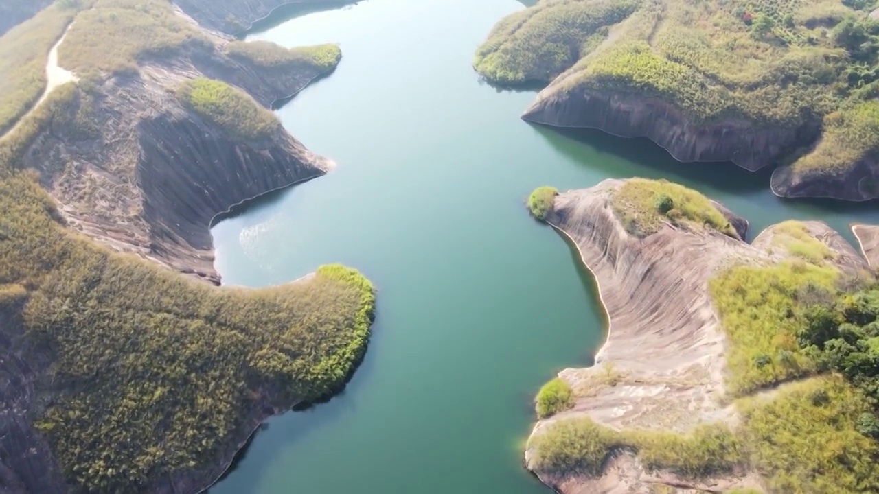 湖南郴州高椅岭风景区航拍视频素材