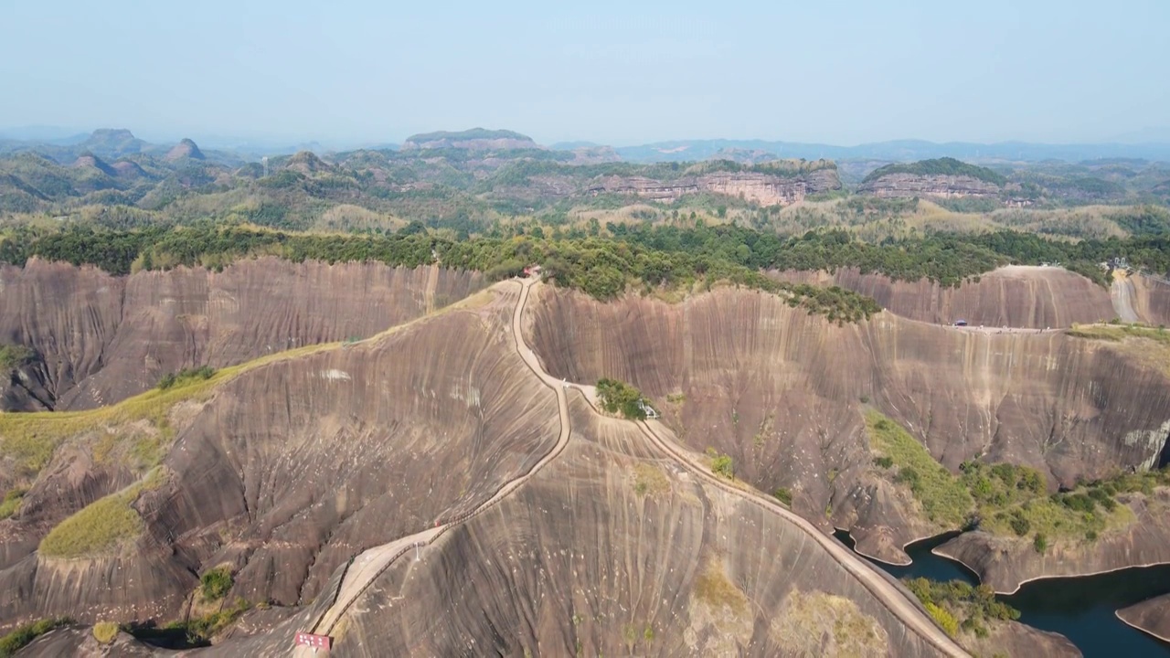 湖南郴州高椅岭风景区航拍视频素材