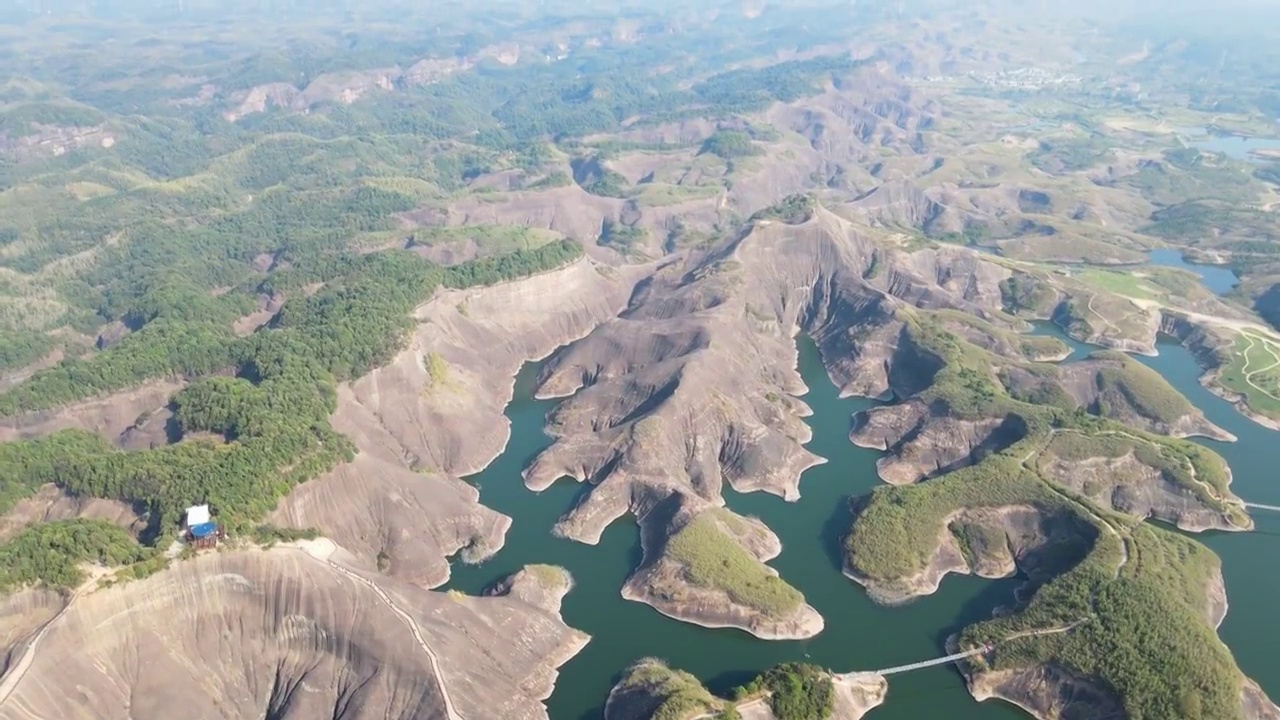 湖南郴州高椅岭风景区航拍视频素材