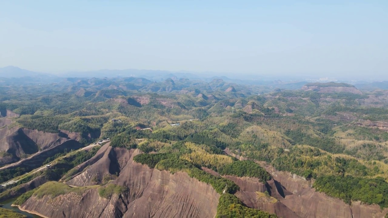 湖南郴州高椅岭风景区航拍视频素材