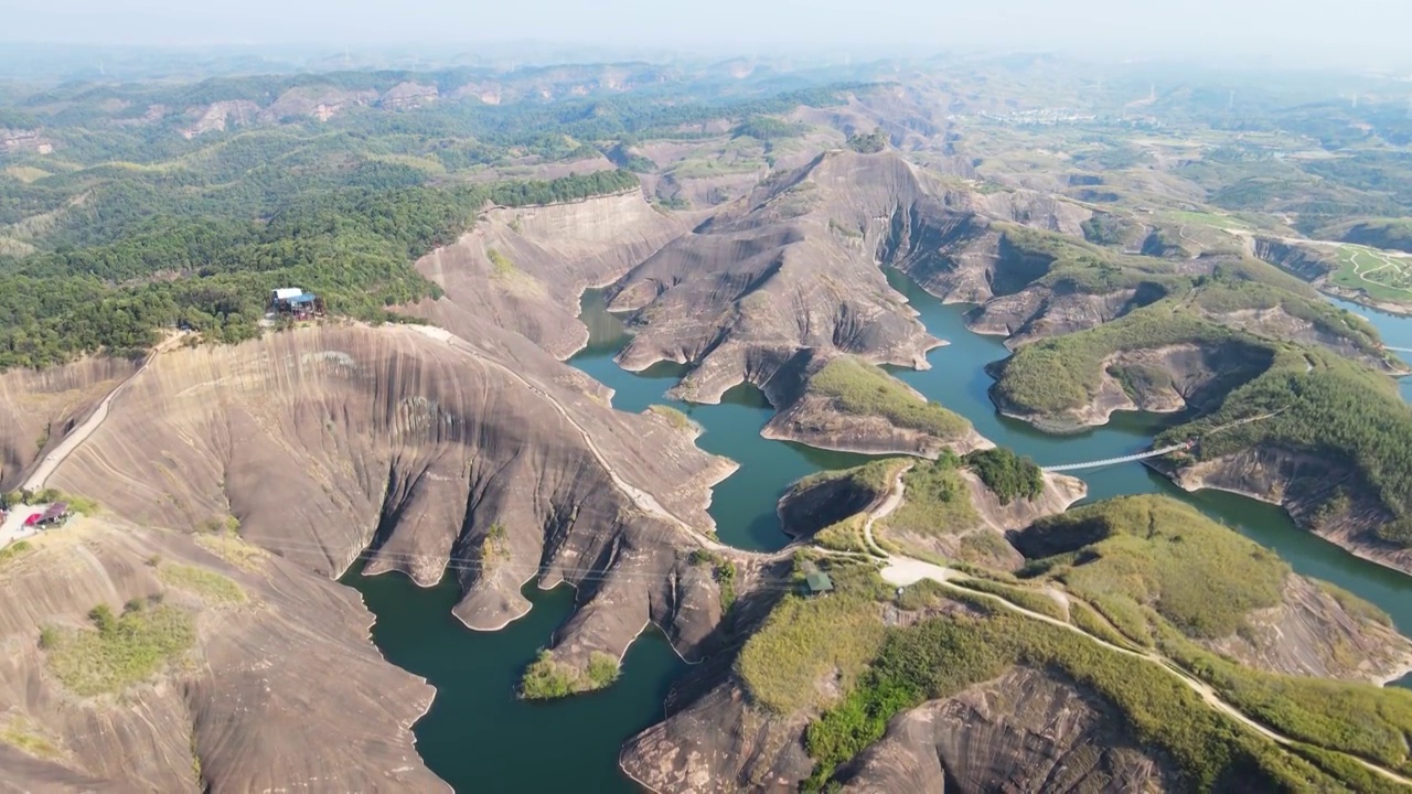 湖南郴州高椅岭风景区航拍视频素材