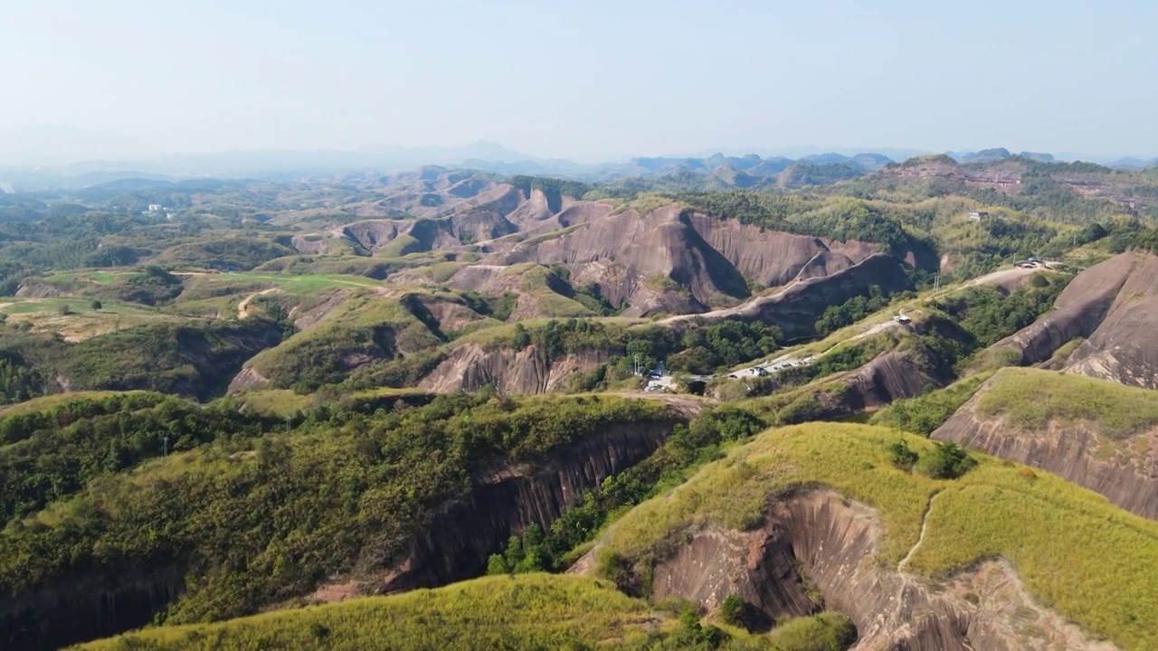 湖南郴州高椅岭风景区航拍视频素材