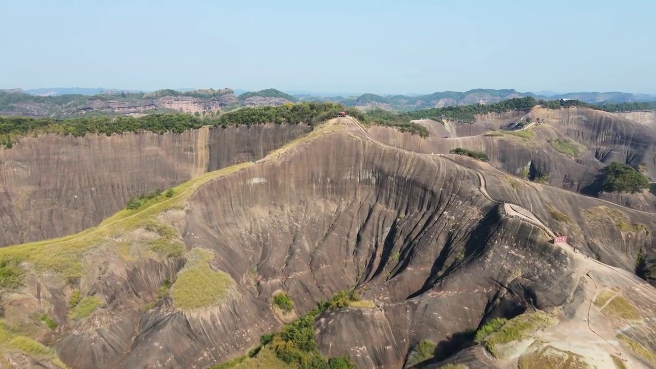 湖南郴州高椅岭风景区航拍视频素材