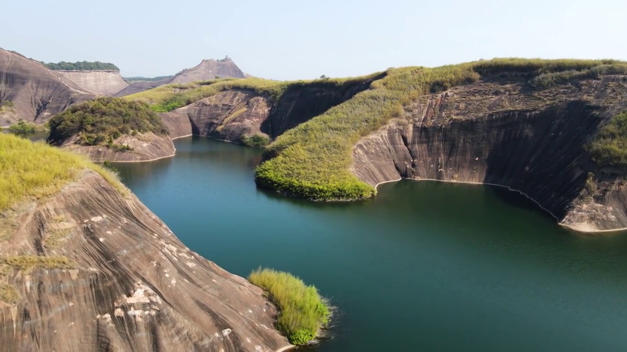 湖南郴州高椅岭风景区航拍视频素材