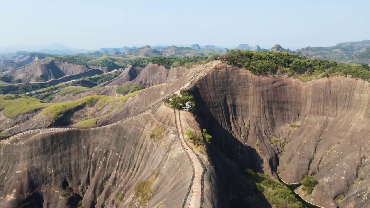 湖南郴州高椅岭风景区航拍视频素材