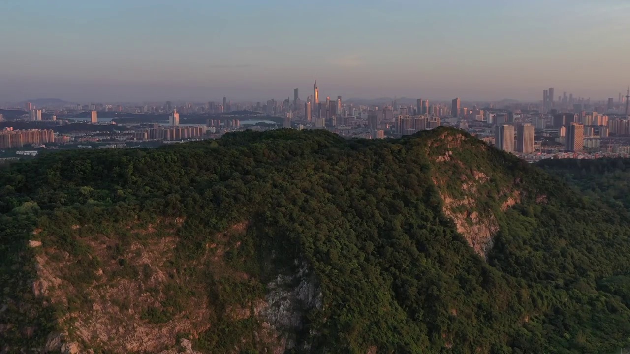 南京幕府山景观视频素材