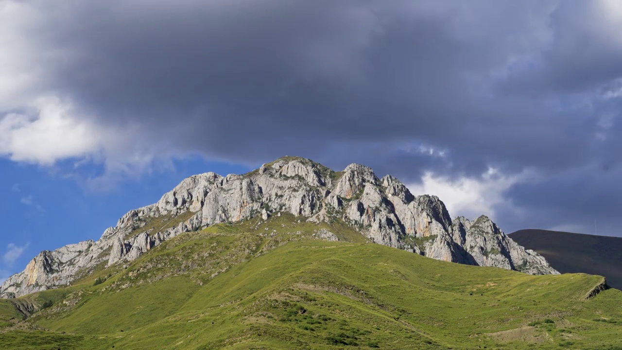 四川甘孜州著名雪山延时摄影，四川著名山峰延时风光视频素材