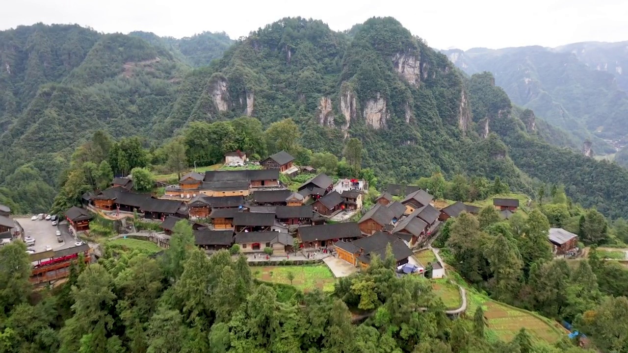 湘西花垣十八洞村（三）视频素材