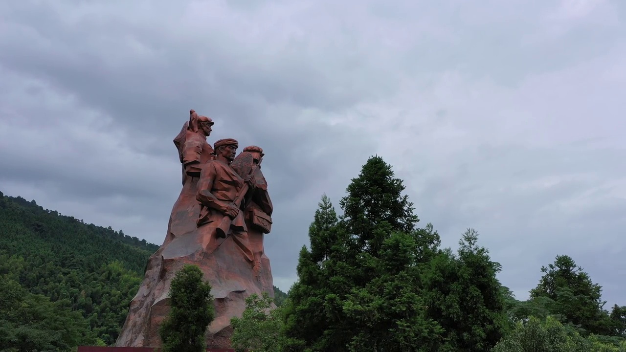 江西吉安：革命圣地井冈山视频素材