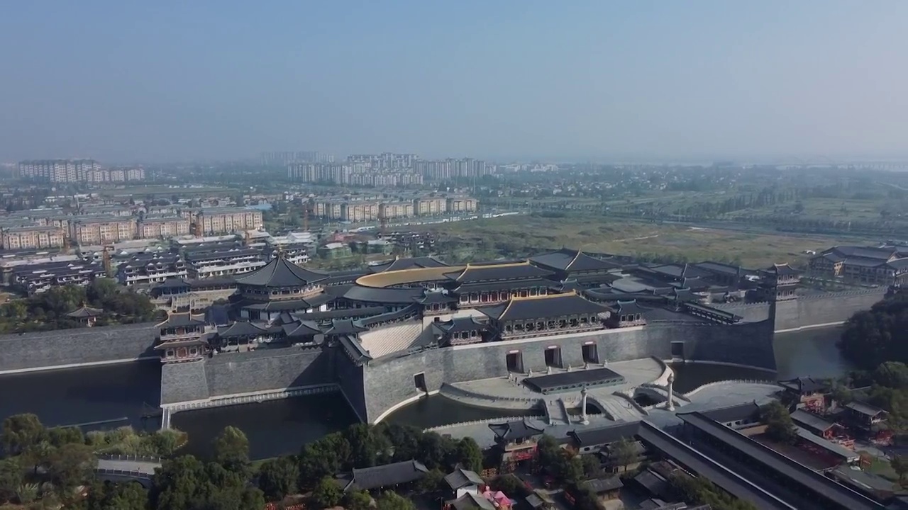 襄阳市 襄城区 向阳路 岘山路  中国唐城 襄阳博物馆 岘首视频素材