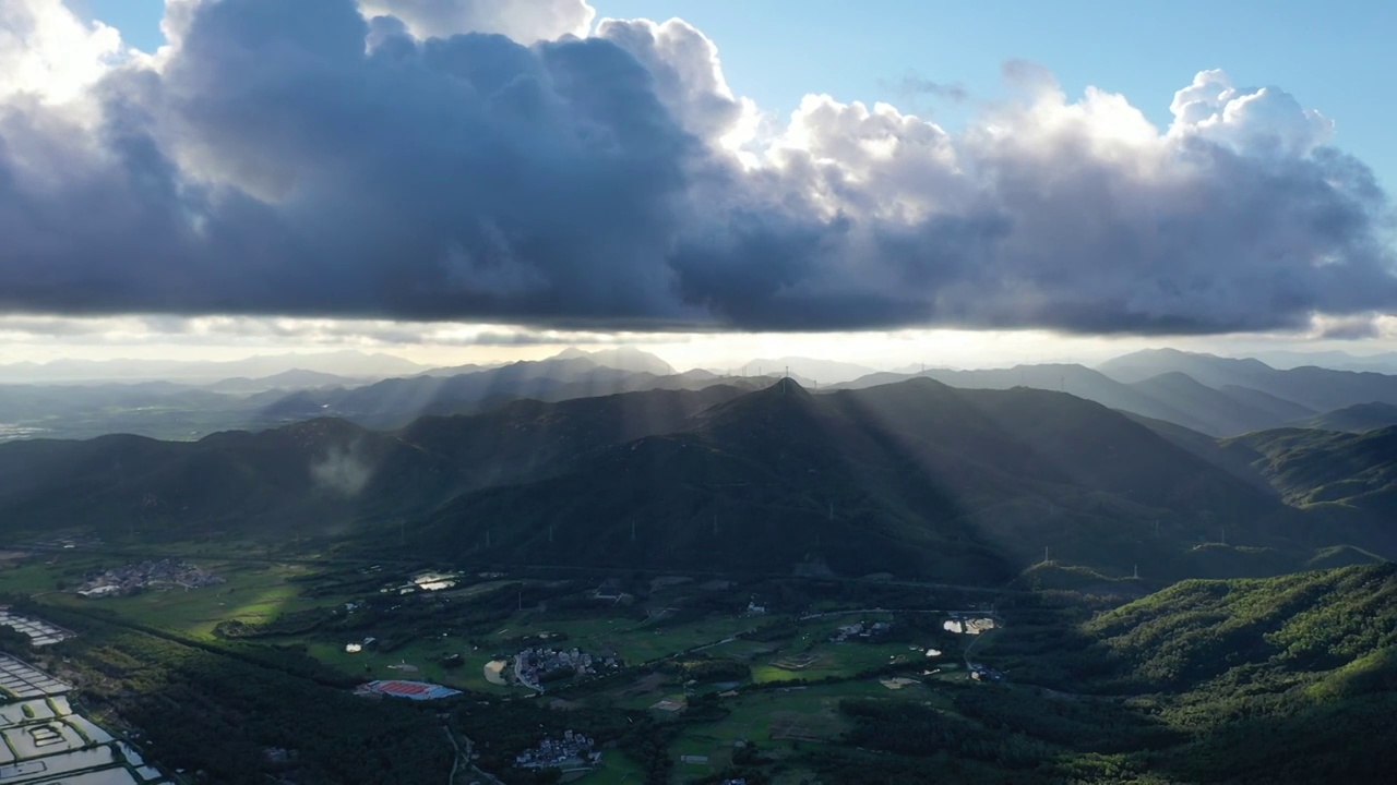 乡村光影视频素材