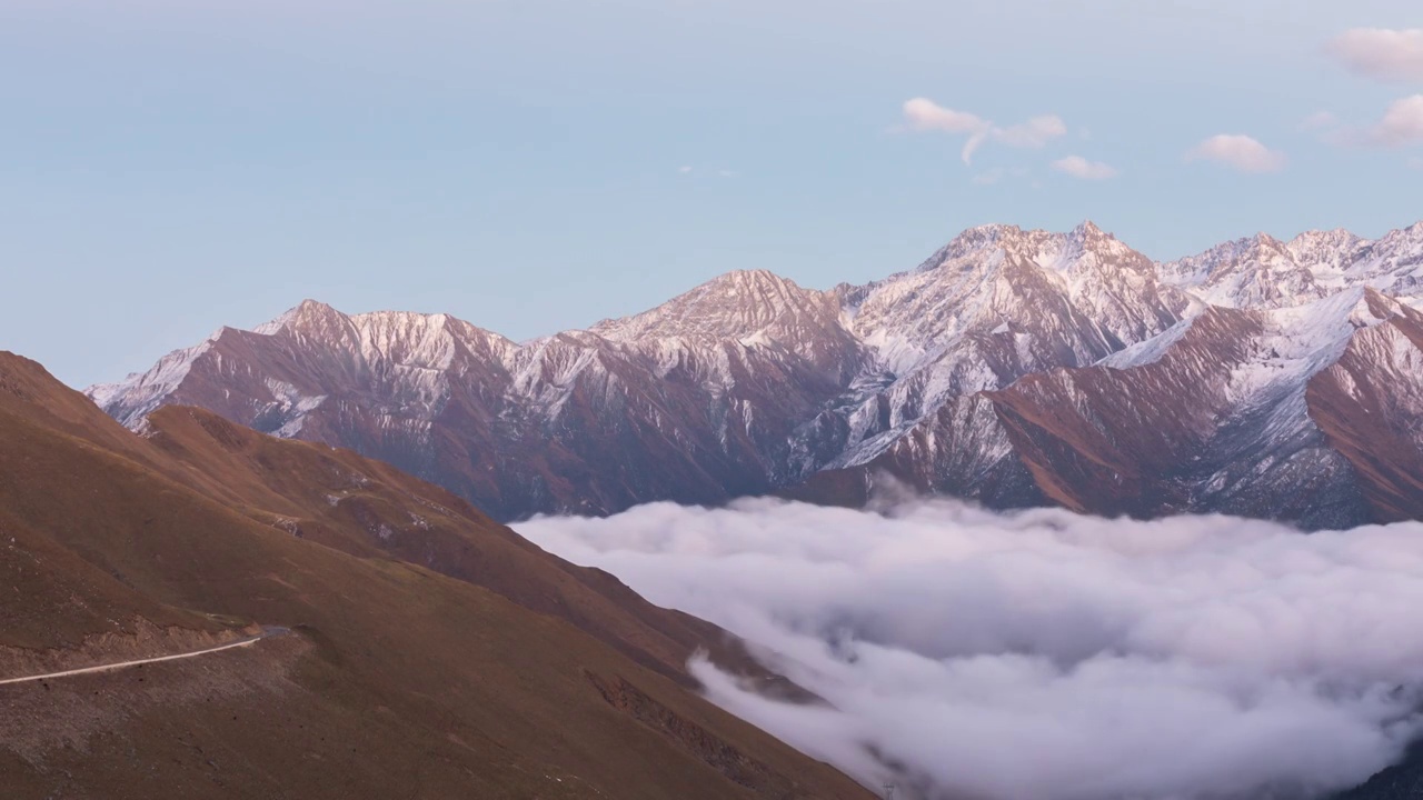 巴朗山云海视频素材