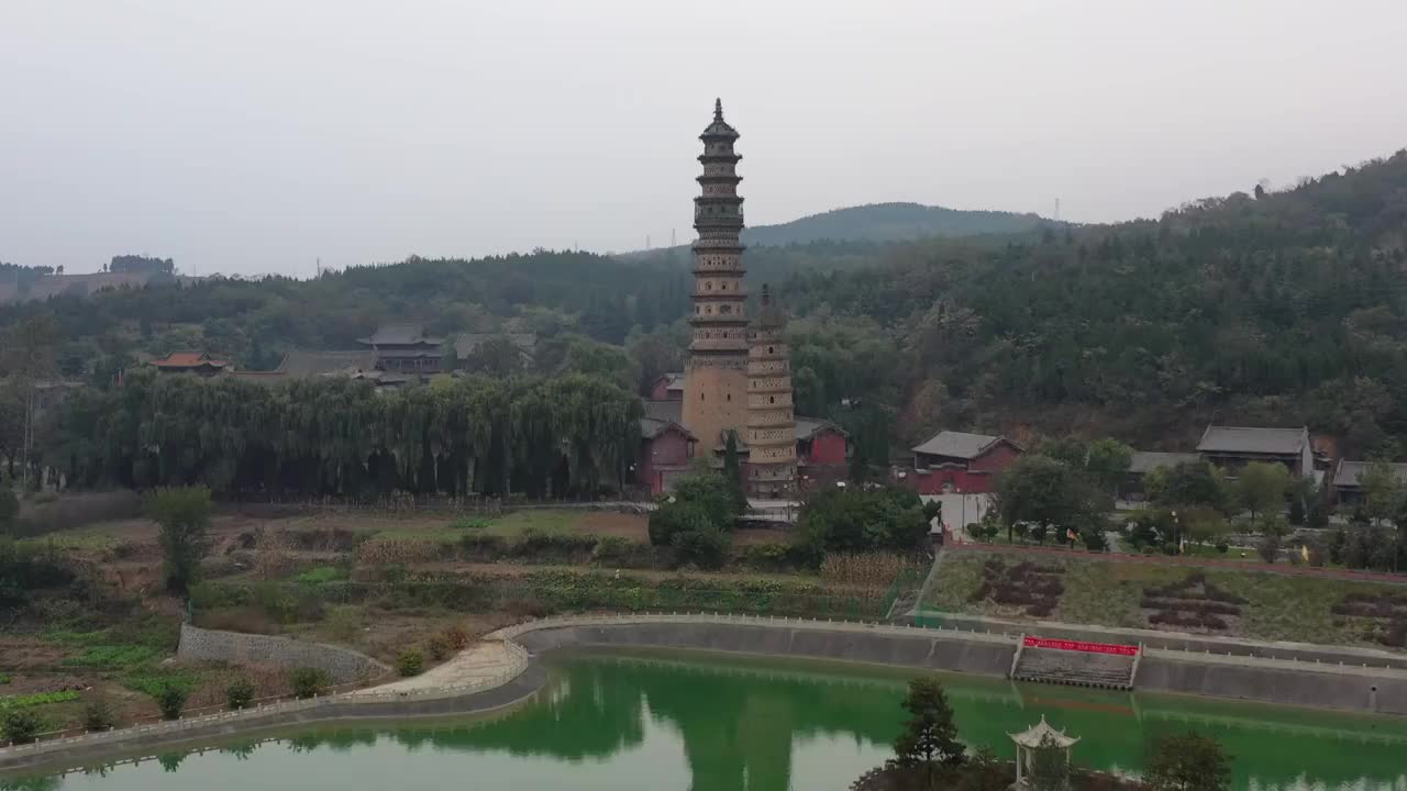 山西晋城市海会寺海会书院视频素材