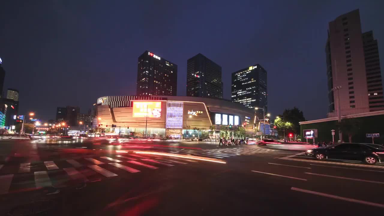 石家庄 桥西区 中山西路 中华南大街 华润万象城 新百广场视频素材