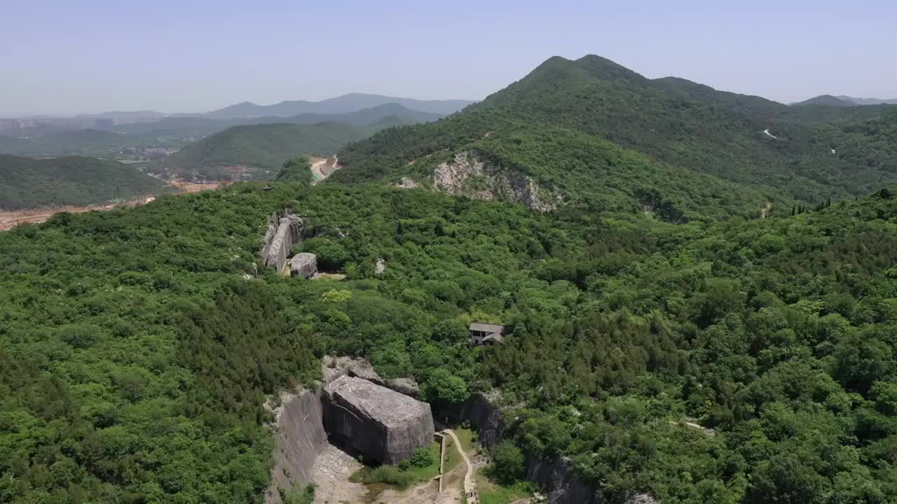 南京阳山碑材视频素材