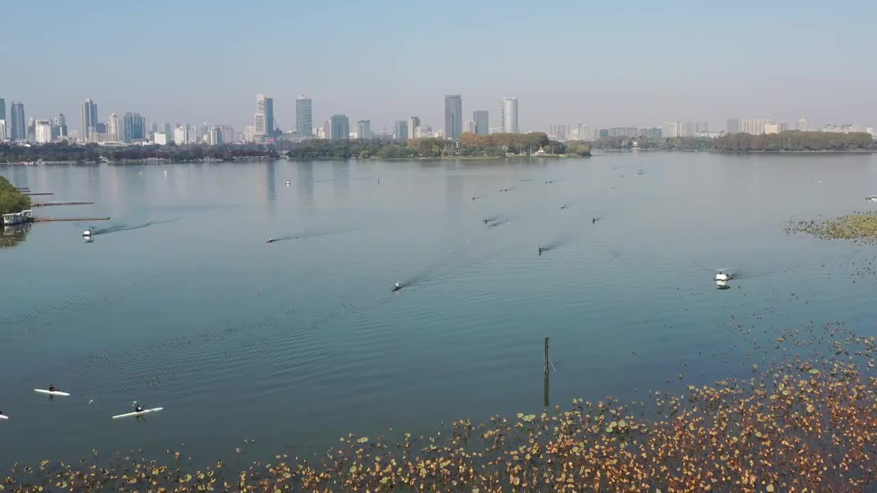 南京玄武湖风景视频素材