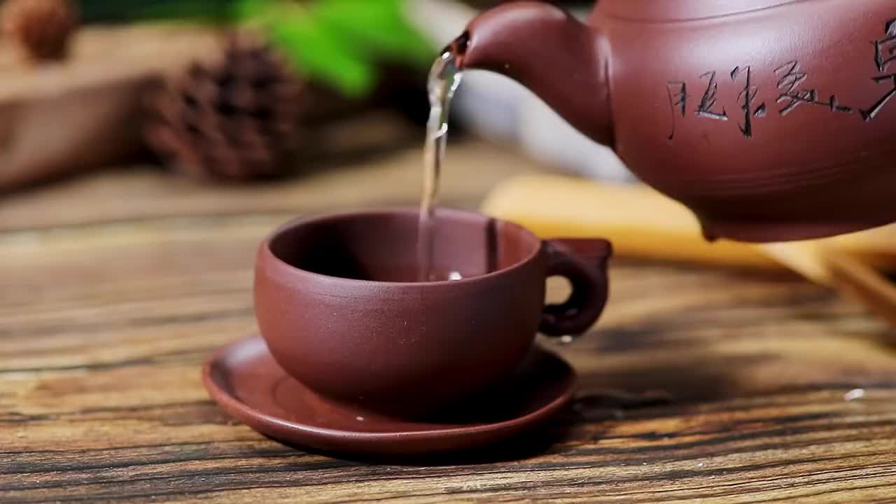 泡茶视频素材