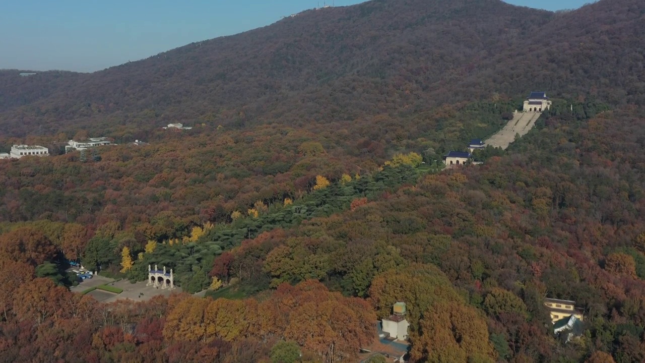 南京中山陵景观视频素材