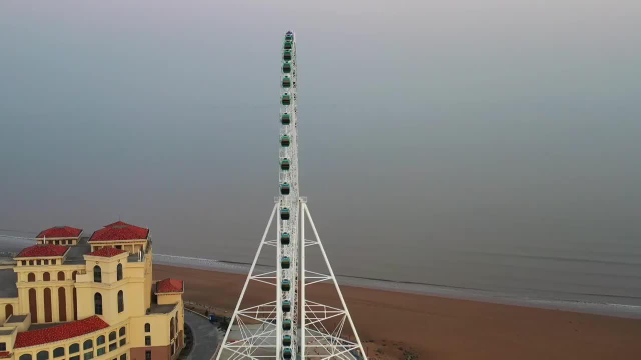 山东青岛海泉湾旅游度假区风光视频素材