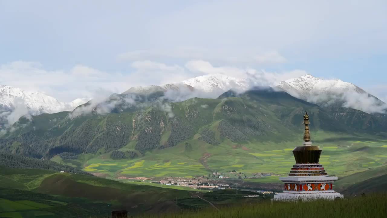 卓尔山 金塔延时摄影视频素材