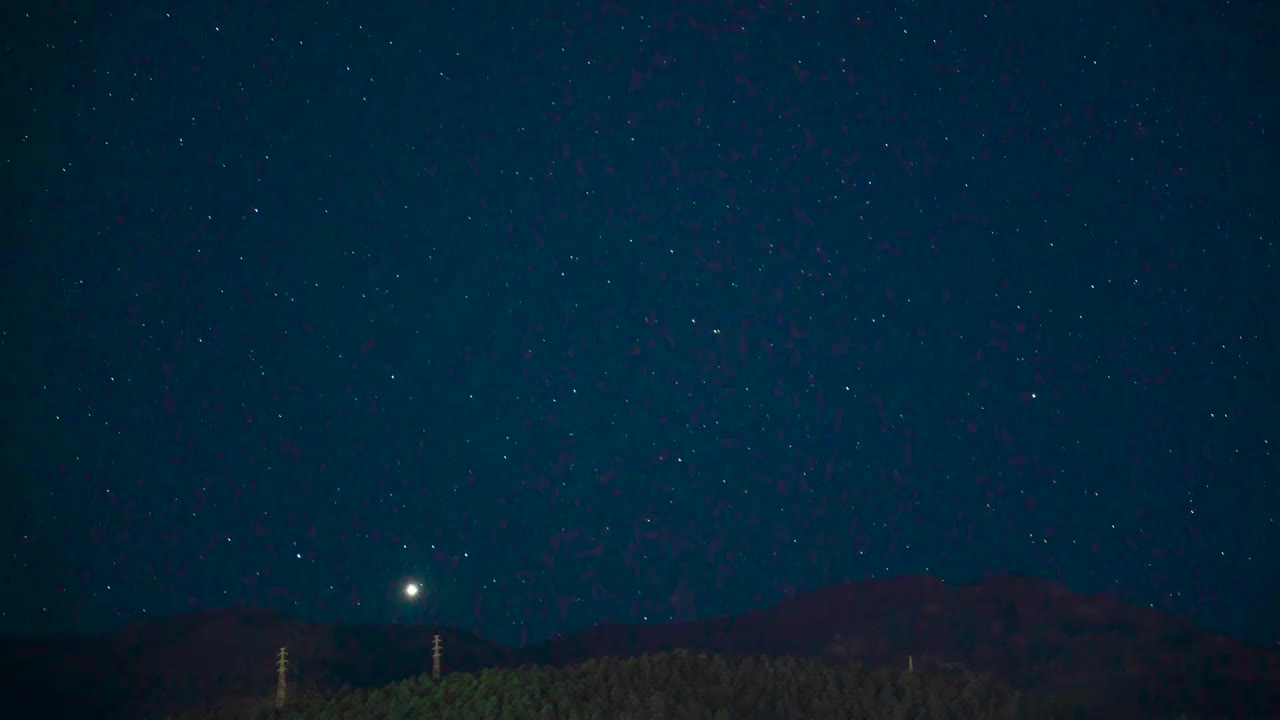 星空延时视频素材