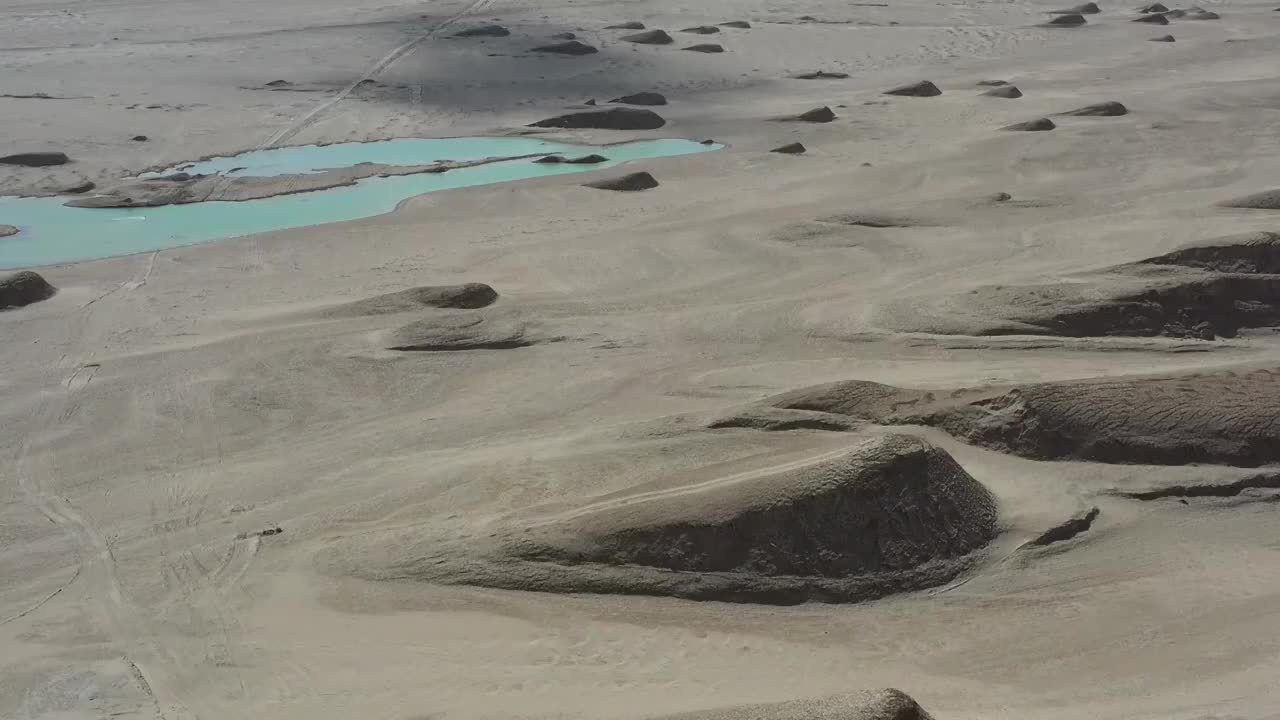 青海海西：航拍俄博梁视频素材