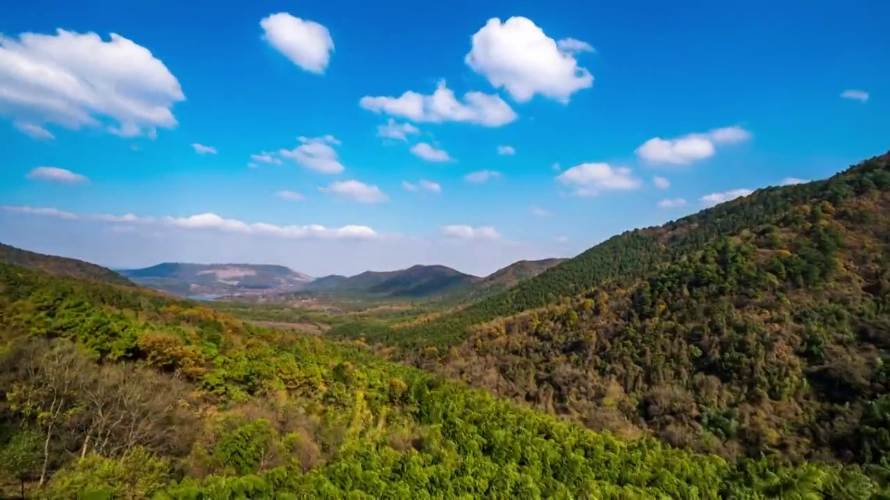 江苏句容九龙山 瓦屋山视频素材