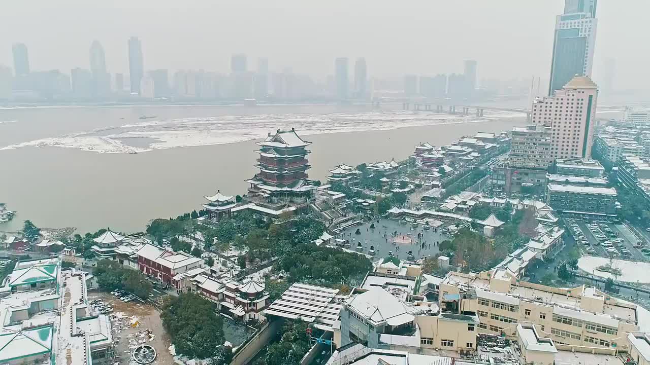 滕王阁景区视频素材