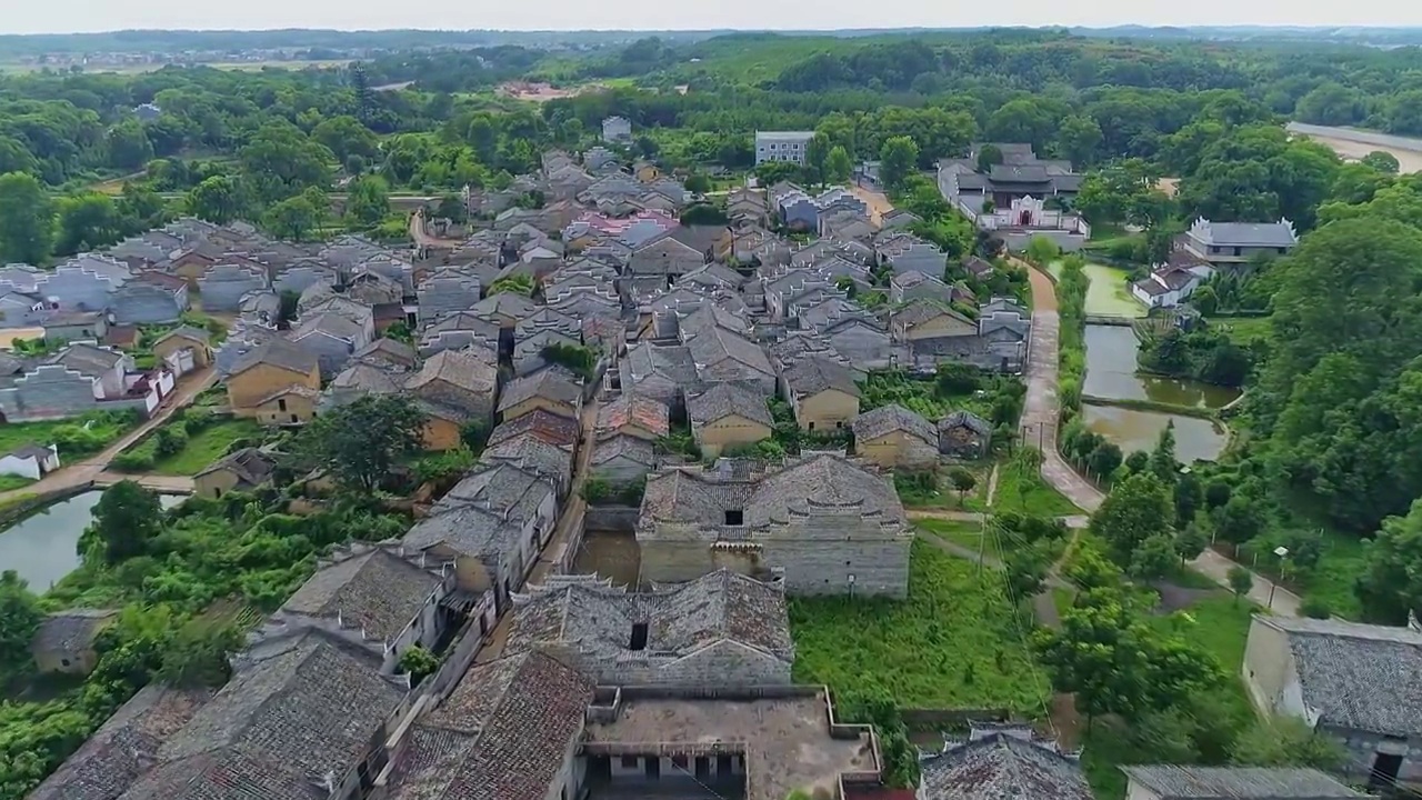 富田古村视频素材