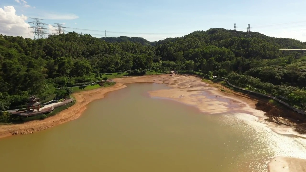 湖 水库视频素材