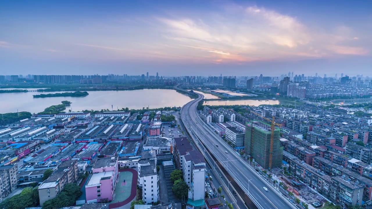 江西南昌城市景观视频素材