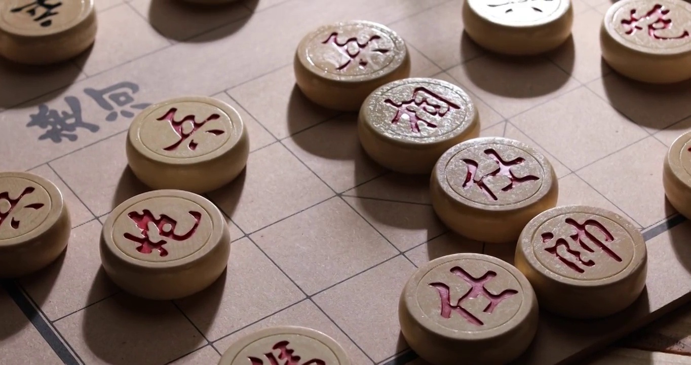 中国象棋视频素材