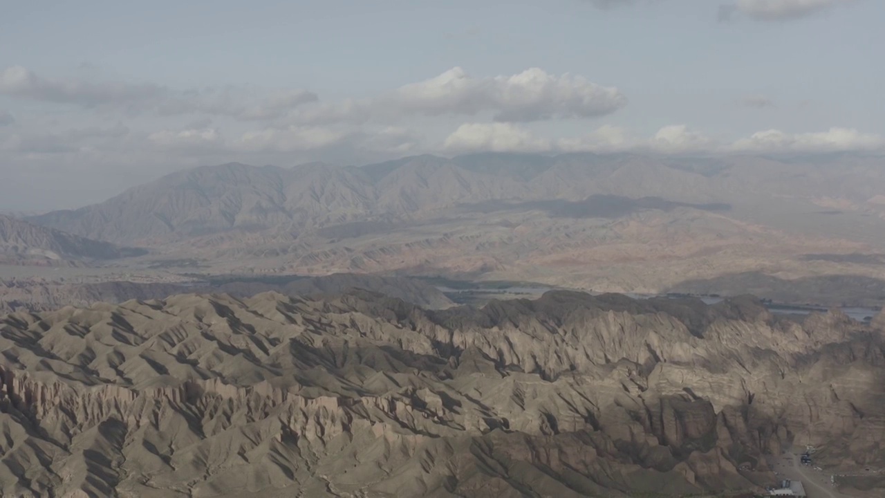 白银黄河石林大景4k视频素材