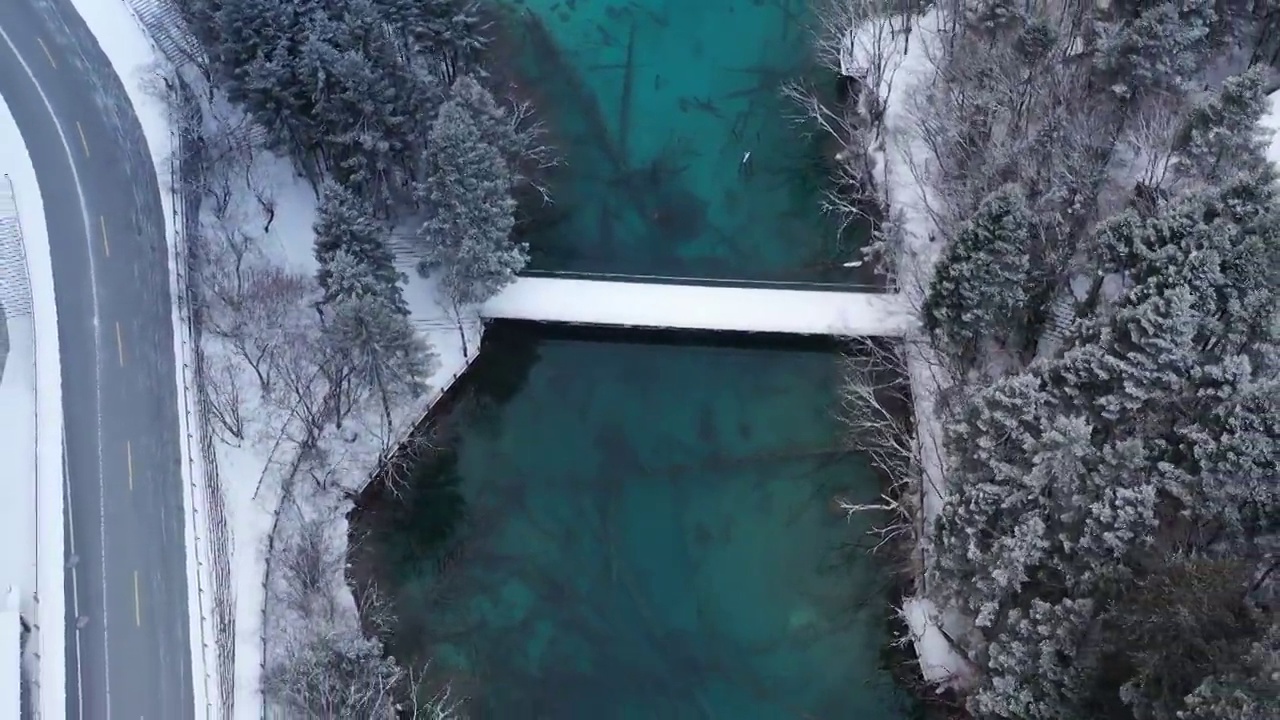 冬季九寨沟视频素材