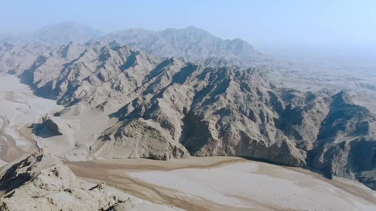 内蒙古自然风景,山峰,自然地形地貌视频素材