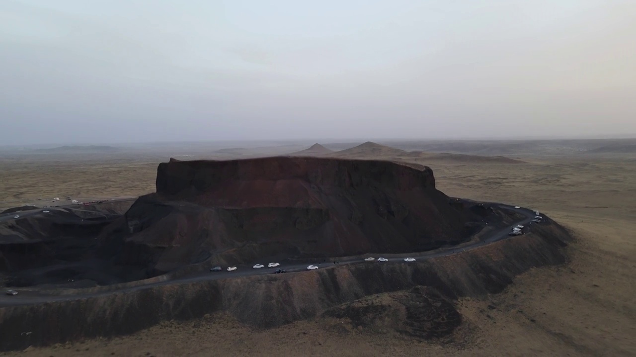 内蒙古乌兰哈达火山群视频素材