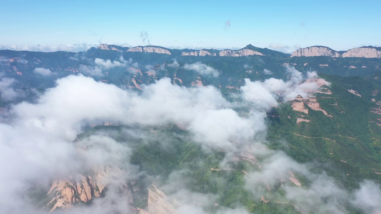 太行山云海视频素材