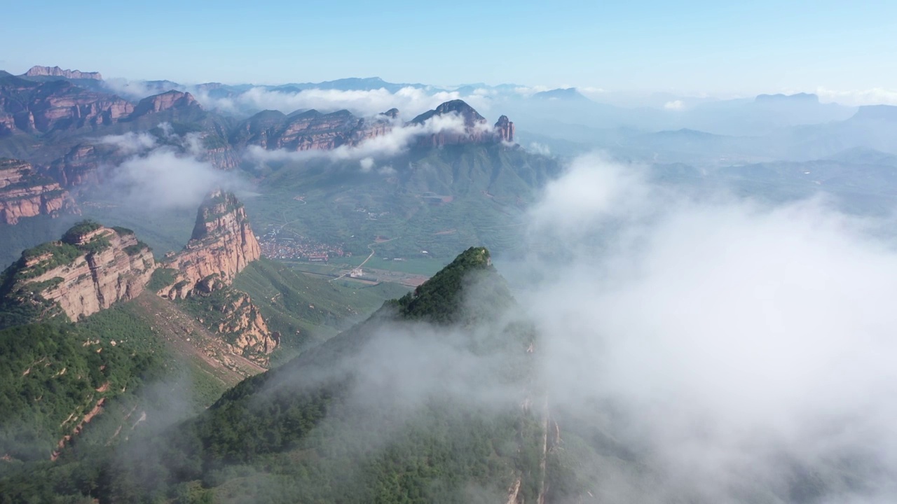 太行山云海视频素材