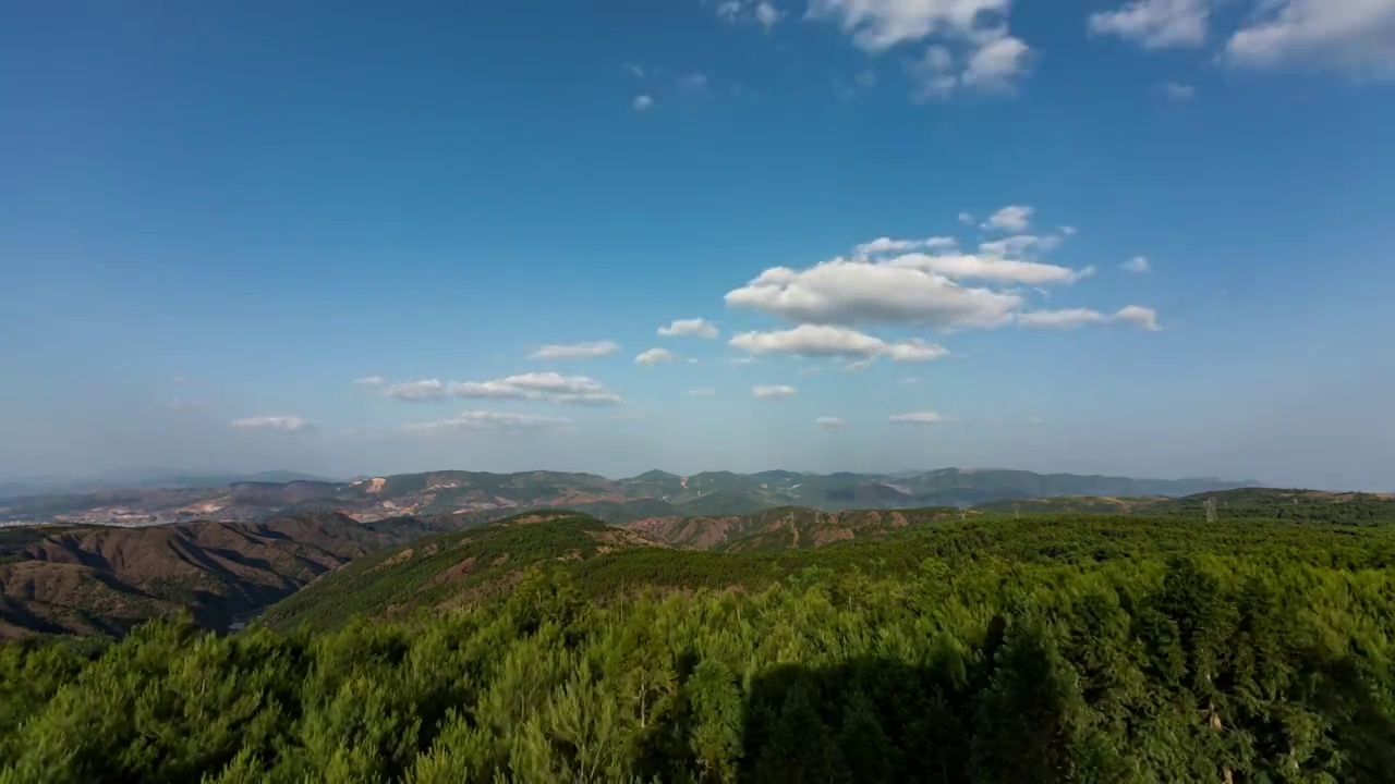 西部山区大山延时摄影视频素材