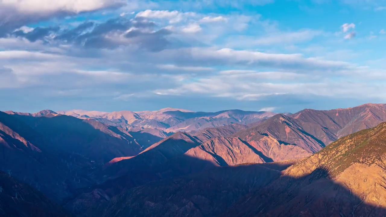 川西觉巴山垭口日出日落视频素材