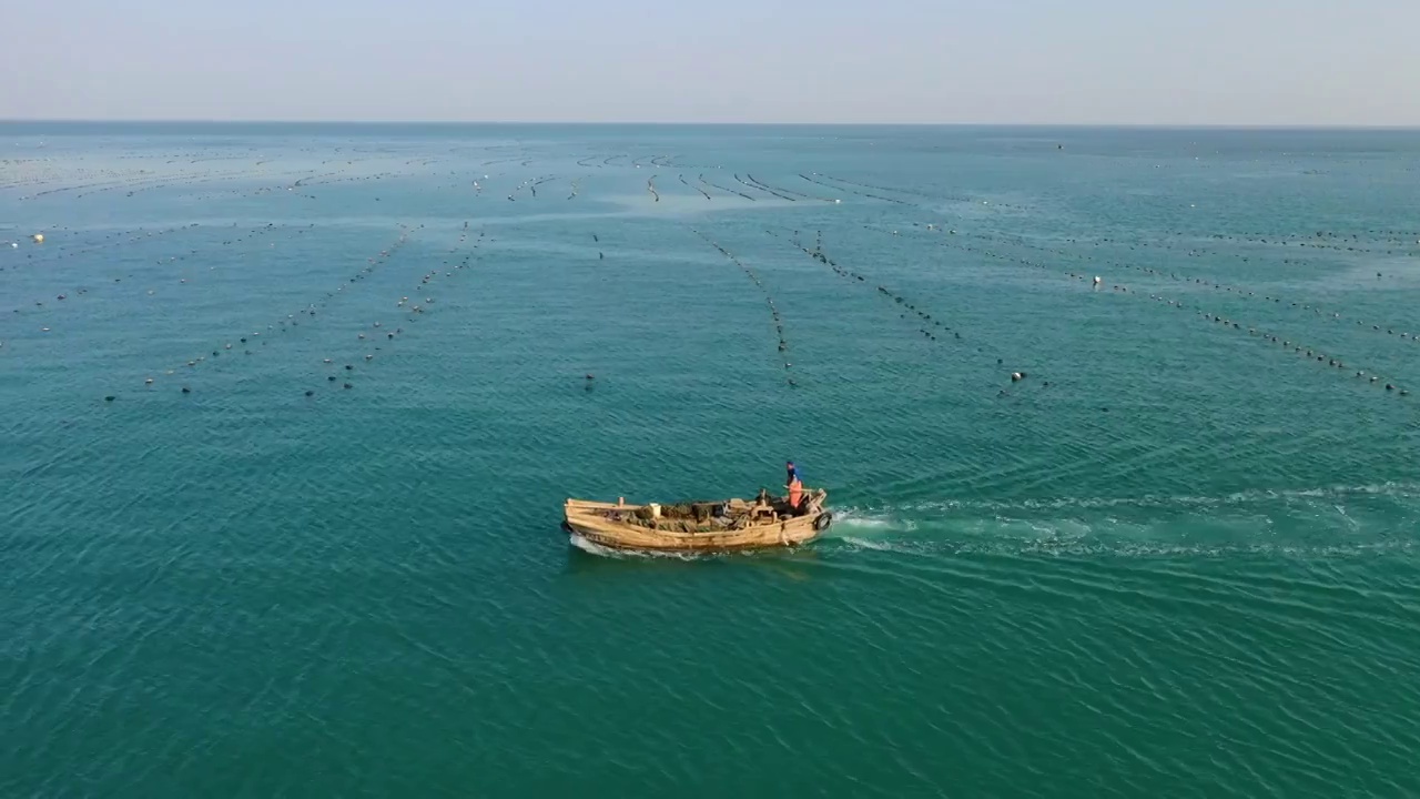 海水养殖视频素材