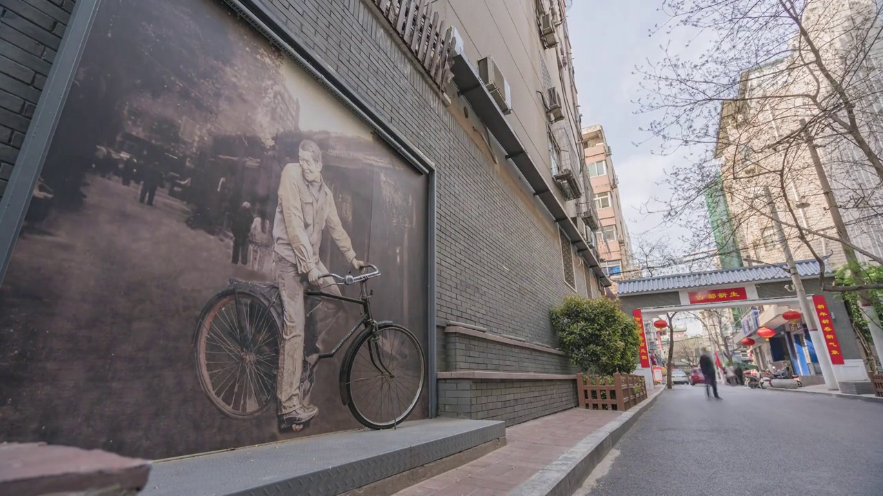 郑州街道日间延时视频素材