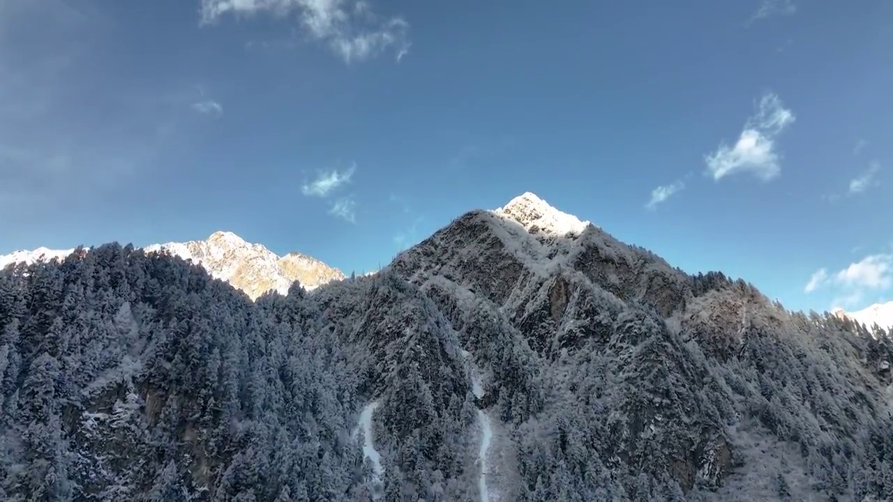 冬季的毕棚沟视频素材画面4