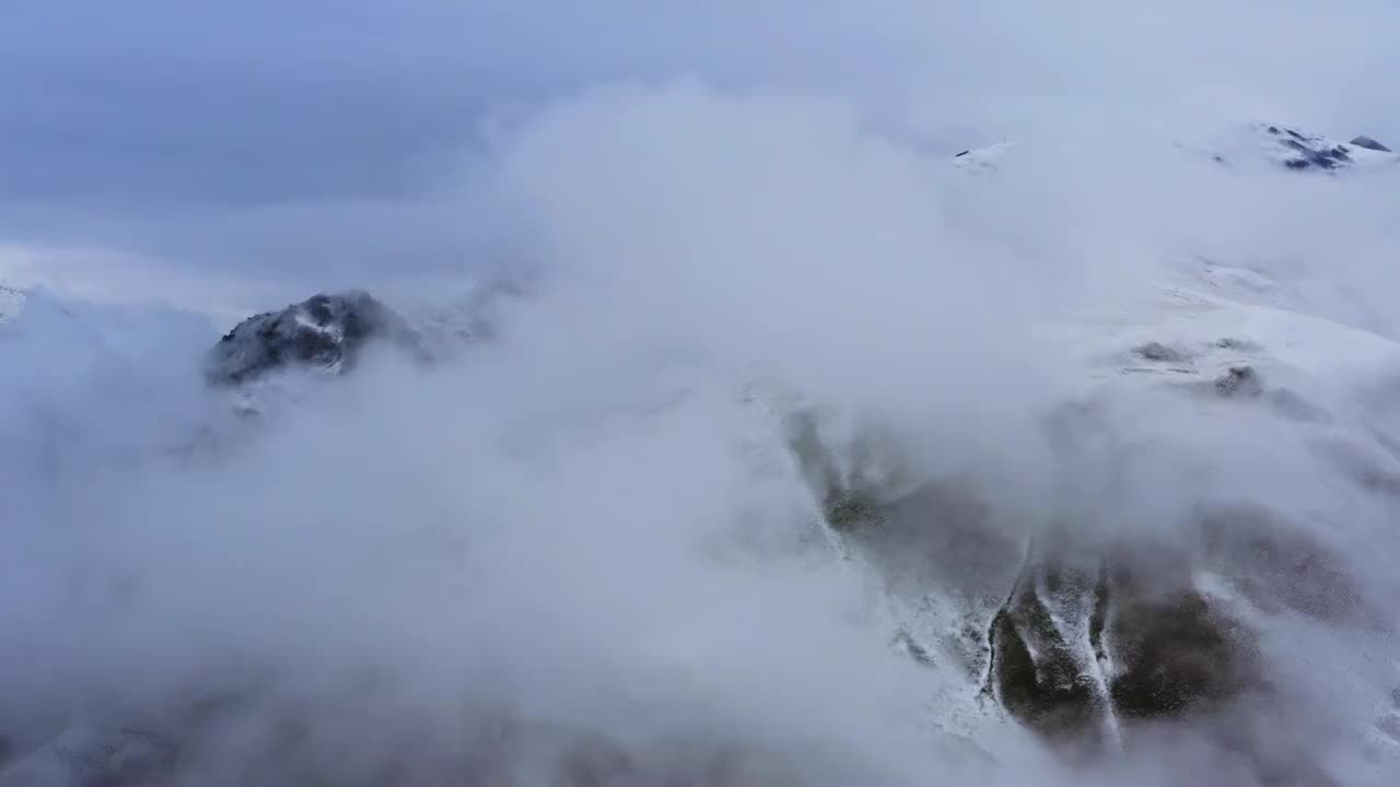 祁连秋色雪景视频素材