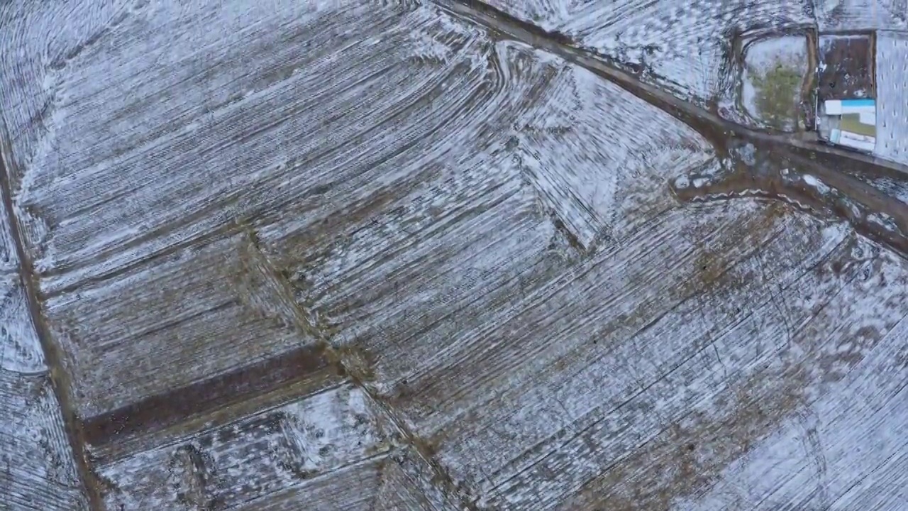 祁连秋色雪景视频素材