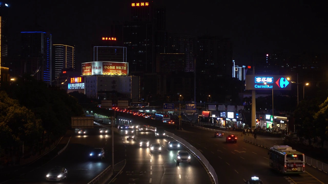 夜晚街景视频下载