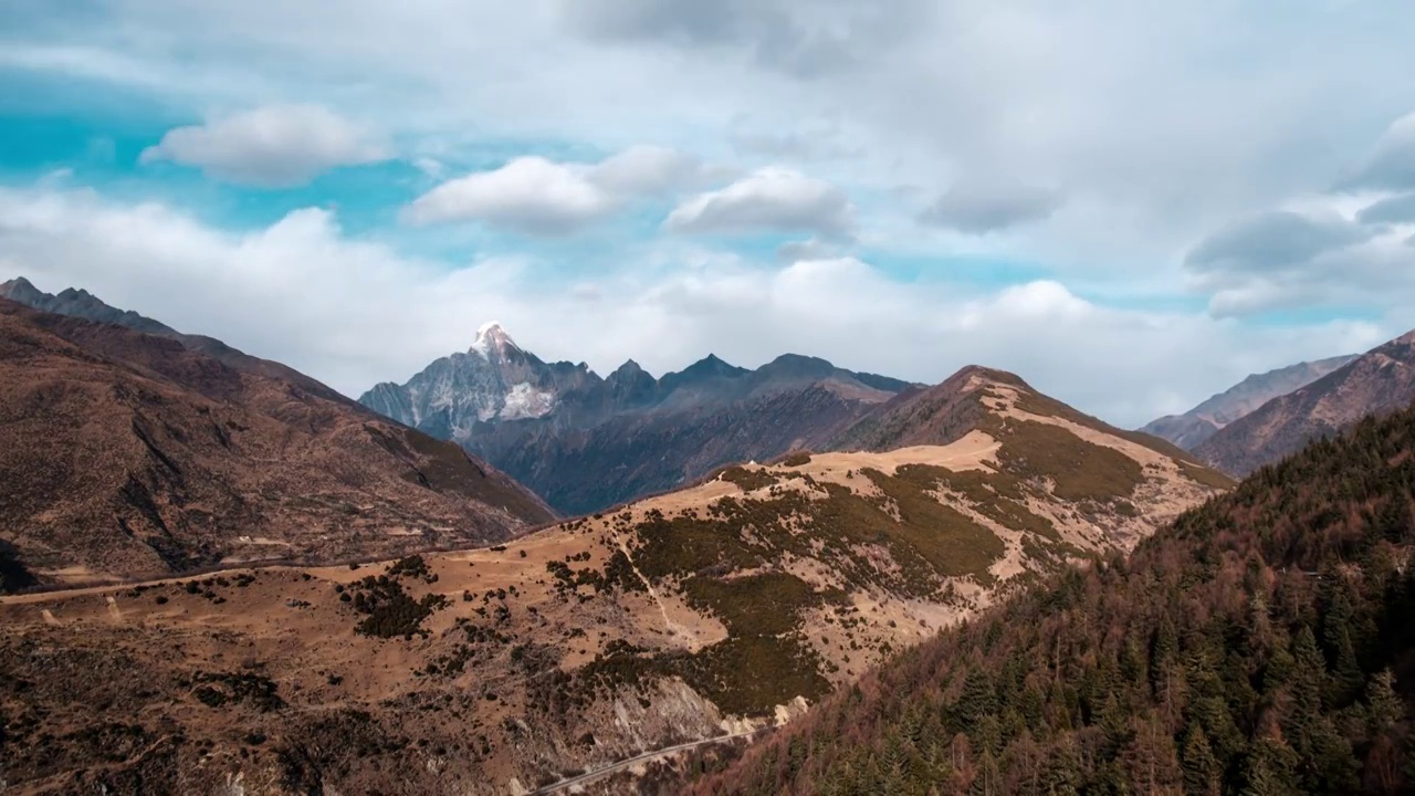 四姑娘山风景区6K延时摄影视频素材