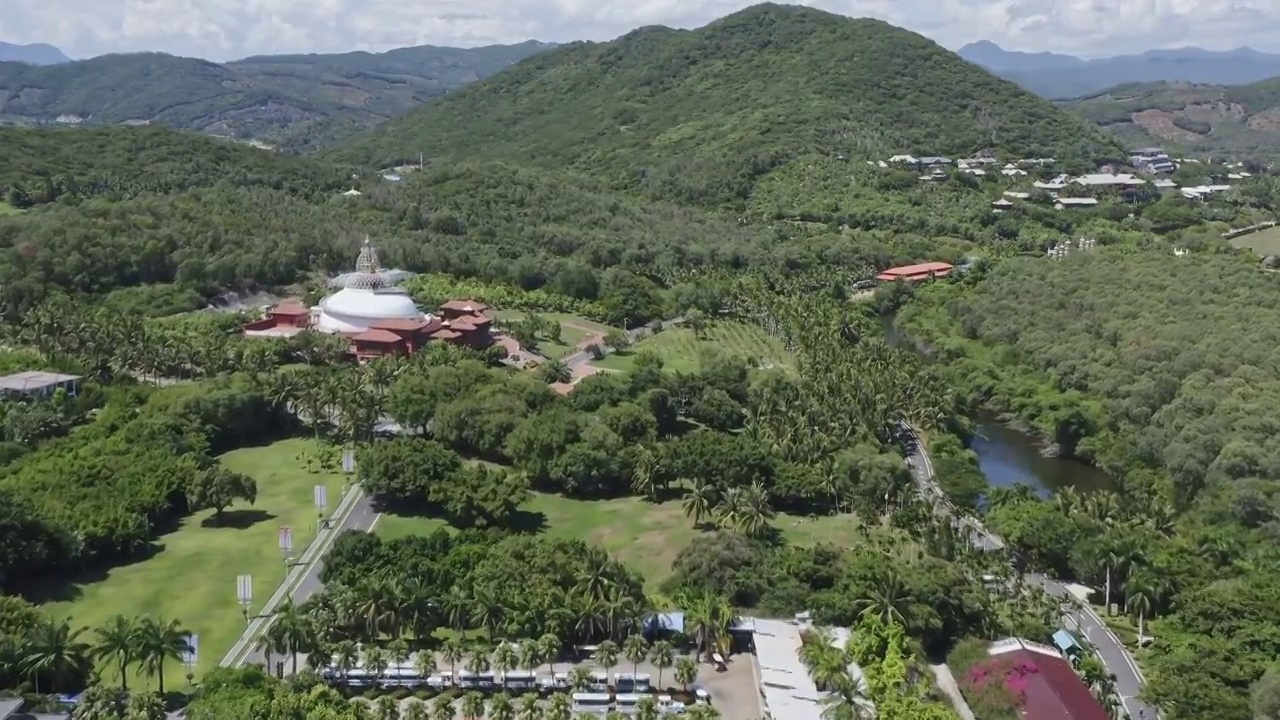 海南,三亚,南山文化旅游区,南山国际非遗中心视频素材