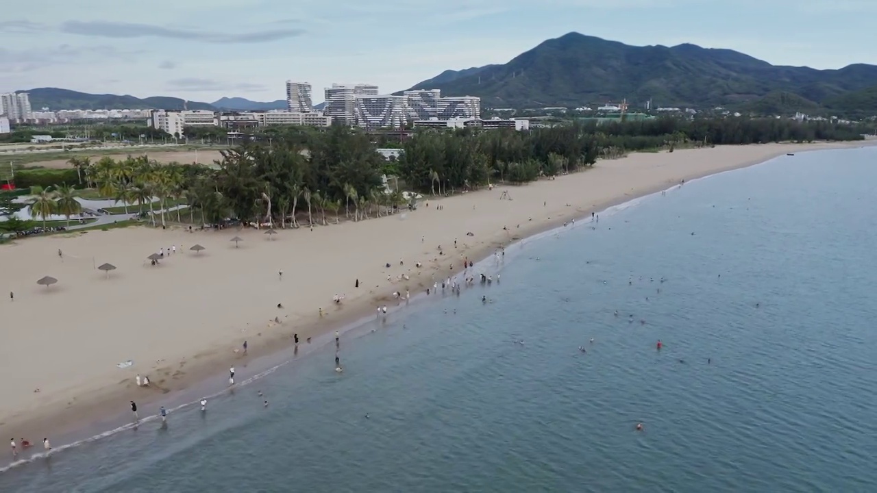 海南三亚崖州旅游风景区视频素材